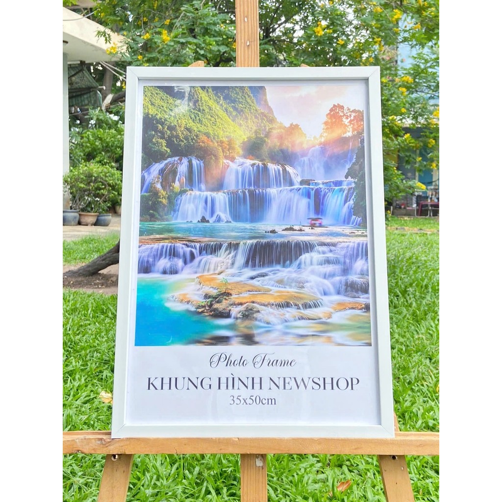 กรอบรูป - กรอบใบรับรอง 35x50 ซม. - กรอบคอมโพสิต, ติดผนังพื้นผิวไมก้าสําหรับโต๊ะทํางาน NEWSHOP