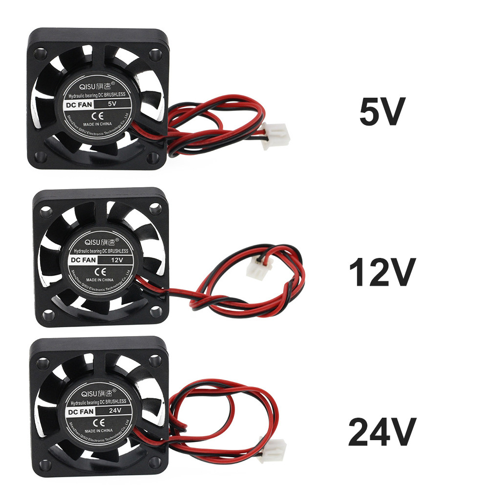 พัดลม DC 5V 12V 24V พัดลมระบายความร้อนพร้อมหัว 2pin  DC fan 40MM สินค้าพร้อมส่ง - รูปที่ 7