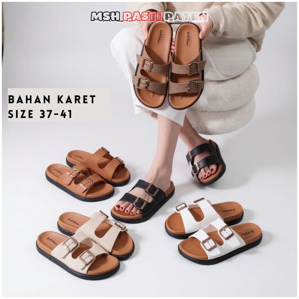 MSH 2508 TALI 2 รองเท้าแตะสายคล้องคอสําหรับผู้ใหญ่ผู้หญิงกันน้ํา Kret วัสดุรองเท้าแตะกันลื่น