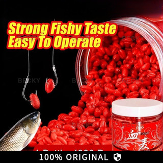 BECKY 1000Pcs/Set Umpan Pelet Cacing Darah Umpan Ikan Mas Umpan Pancing Pelet Ikan Cacing Darah Merah Memiliki Aroma Menarik Mangsa Ikan Memancing Cepat Dalam 3 Detik Paling Ampuh