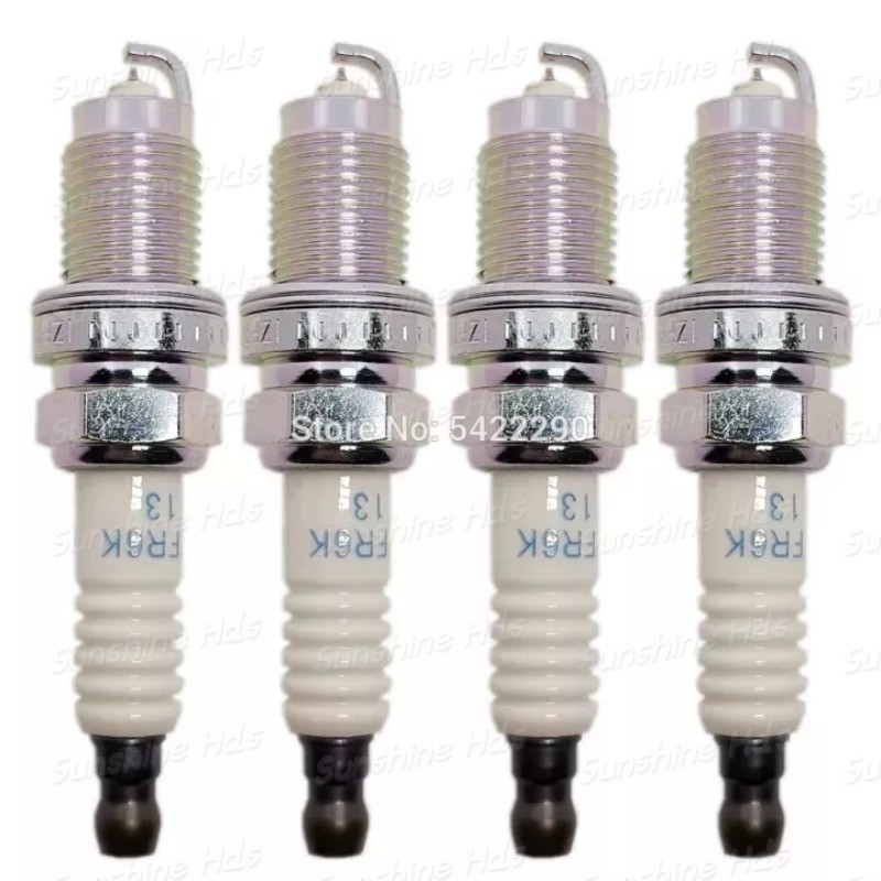 หัวเทียนไฟอิริเดียม 4 ชิ้น/เซ็ตเหมาะสําหรับ NGK IZFR6K13 Honda 9807B-56A7W