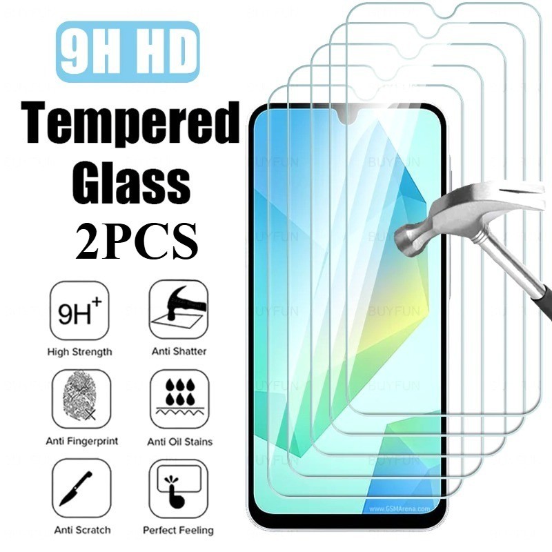 2PCS Clear HD ฟิล์มแก้วสําหรับ Vivo T1x 5G 4G อินเดียสีดําขอบโทรศัพท์ป้องกันหน้าจอสําหรับ Vivo T1 Pr