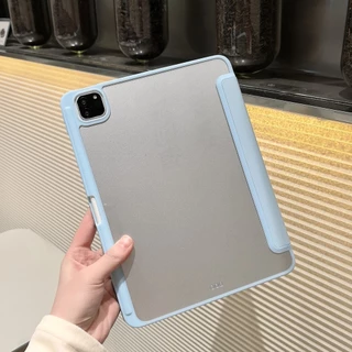 เคสป้องกันอะคริลิกแบบเปลี่ยนรูปได้สำหรับ iPad Gen11 A16 Air 11 M2 Air 7 Air 6 Gen 7/8/9 10.2 Air4/5 10.9 แบบฝาพับใส