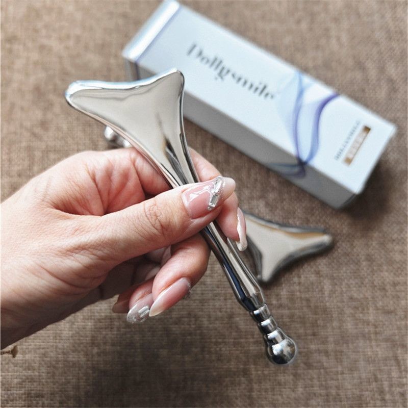 Ice Axe Tendon Stick Scraping Board Eye Massager Firming V Face Stick Beauty Stick Universal Eye เคร