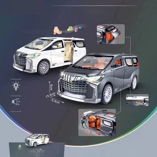 รุ่นรถ Alphard มีเสียง มีไฟ เปิดประตูได้ทุกบาน โมเดลรถยนต์ ของเล่นเด็กผู้ชาย พร้อมส่ง Car รถโมเดลเหล็ก