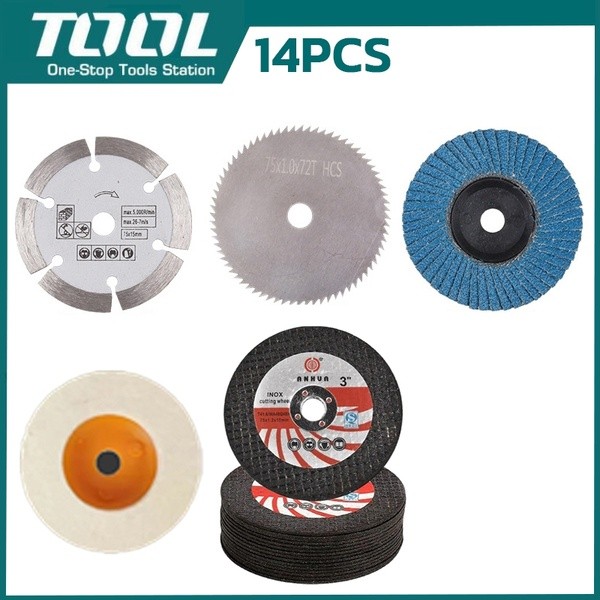 แผ่นบดขนาดเล็ก 75 มม. ใบเจียร ใบตัด ใบขัด แผ่นตัด ขนาด 3 นิ้ว สำหรับงานไม้หินหินอ่อนจานเจียร3 คณะกรรมการตัดโลหะ