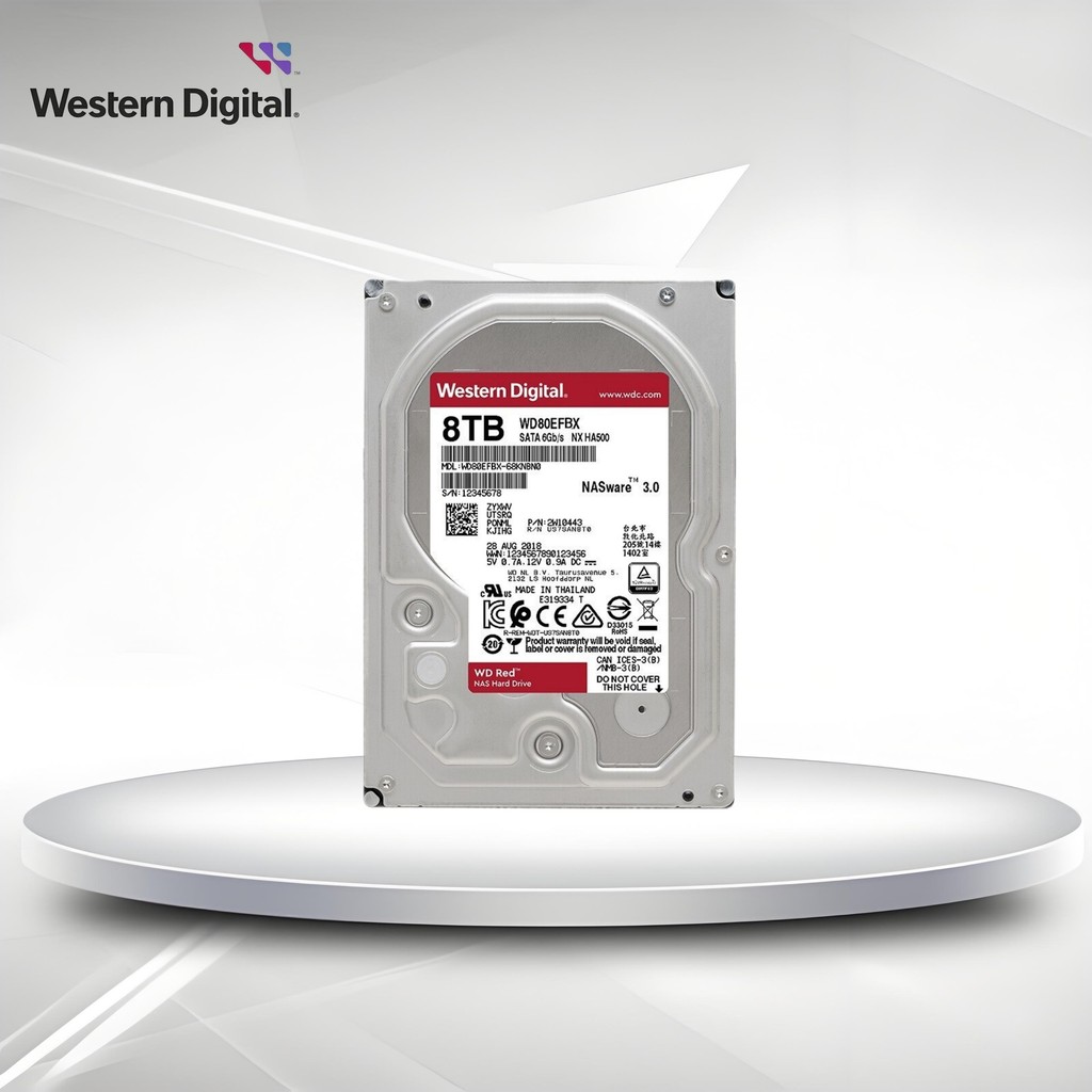 Xishu WD Red Disk 2T4T6T8T10T Enterprise Storage Machinery Hard Disk เหมาะสําหรับที่เก็บเครือข่าย (N