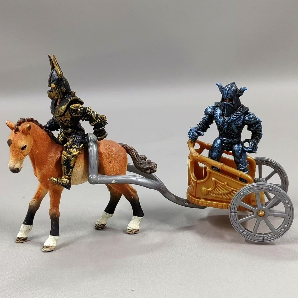 [peng] สินค้าจํานวนมาก Ghost Face ทหารทั่วไปยุคกลาง Samurai Warcraft Chariot Carriage รูปชุดตกแต่ง