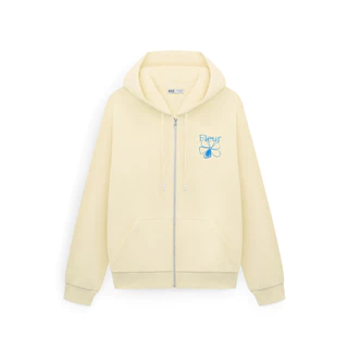 AIIZ (เอ ทู แซด) - AIIZ เสื้อฮู้ดผู้หญิงแบบซิปปักลายกราฟิก AIIZ Women's Zipper Hoodie Jacket