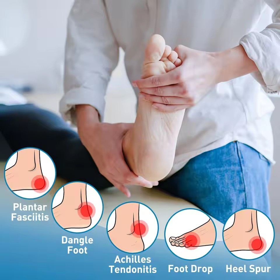 ที่พยุงข้อเท้า plantar fasciitis night splint อุปกรณ์ช่วยป้องกันปลายเท้าตก ราคา ถูกที่สุด ดีลบีเคเค แกลเลอรีภาพที่ 5