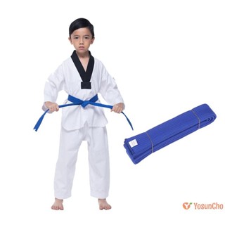 เข็มขัดเทควันโด ขนาด 200 เซนติเมตร ทำจากผ้าฝ้ายคุณภาพดี เหมา…