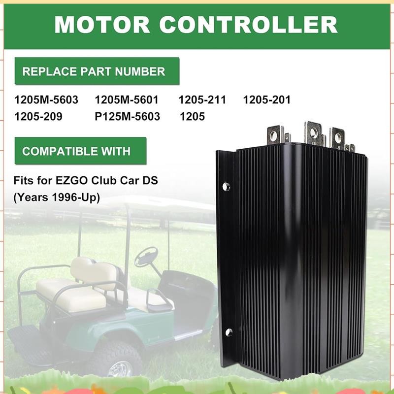 มอเตอร์ควบคุมความเร็ว 38V-48V 500A สำหรับรถเข็นกอล์ฟ ใช้งานได้ตั้งแต่ปี 1996-2024