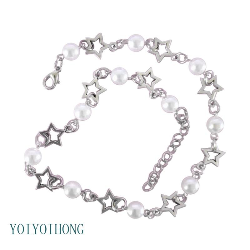 สร้อยคอดาวเพอร์ล์สวีท สไตล์EGirl เหมาะสำหรับคล้องคอมากความสามารถ