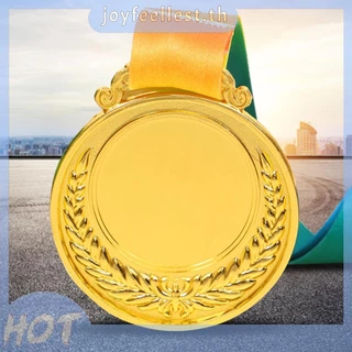 [จัดส่งในพื้นที่] ชุดเหรียญรางวัล 10 ชิ้น พร้อมริบบิ้นคอ ทอง เงิน บรอนซ์ สำหรับกีฬา การแข่งขัน งานแสดงความสามารถ งานปาร์ตี้