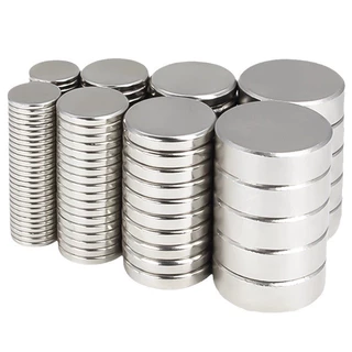 แม่เหล็กทรงกลม หนา 2 มิล แม่เหล็กแรงสูง นีโอไดเมียม วงกลม Magnet Neodymium แม่เหล็ก