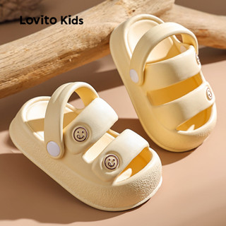 Lovito Kids รองเท้าแตะสีมาการองน่ารักสำหรับเด็กหญิง LFA92208