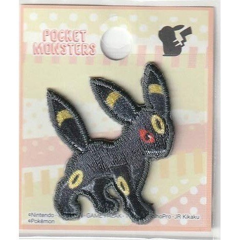 Inagaki Clothing Pokémon Iron-On Pokémon Patch Sticker, Blacky (POS017)