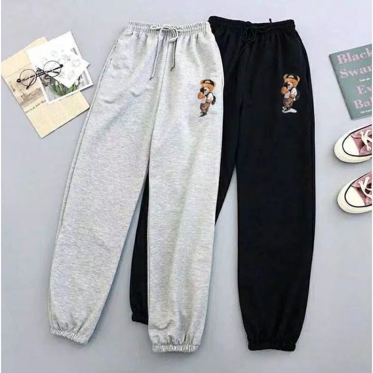 [ASENAL] WOMENS TEDDY BEAR JOGGER / BEAR JOGGER PANTS / WOMENS BOTTOM