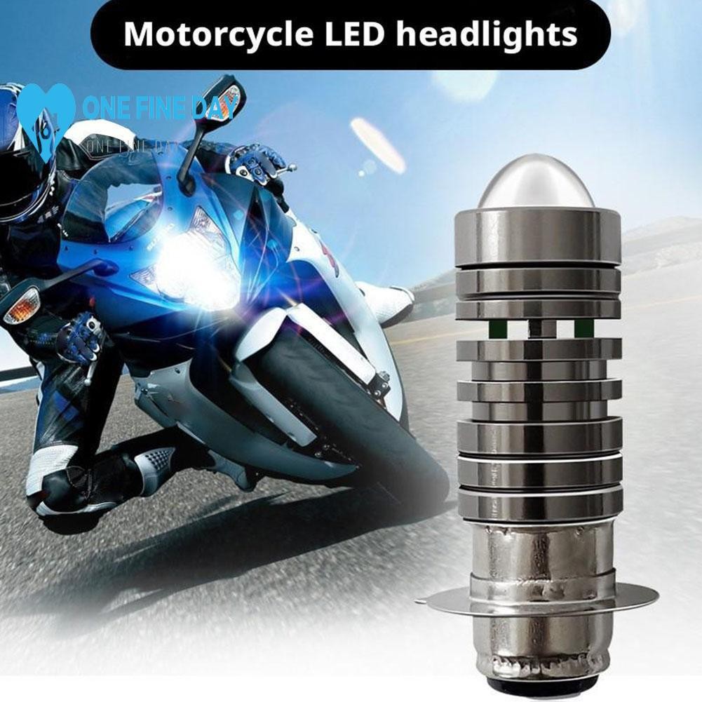 H4 P15d ไฟ Led รถจักรยานยนต์ 3000 K/6000 K 12 V อุปกรณ์เสริมไฟหน้า Spotlight โคมไฟเสริม K9r4
