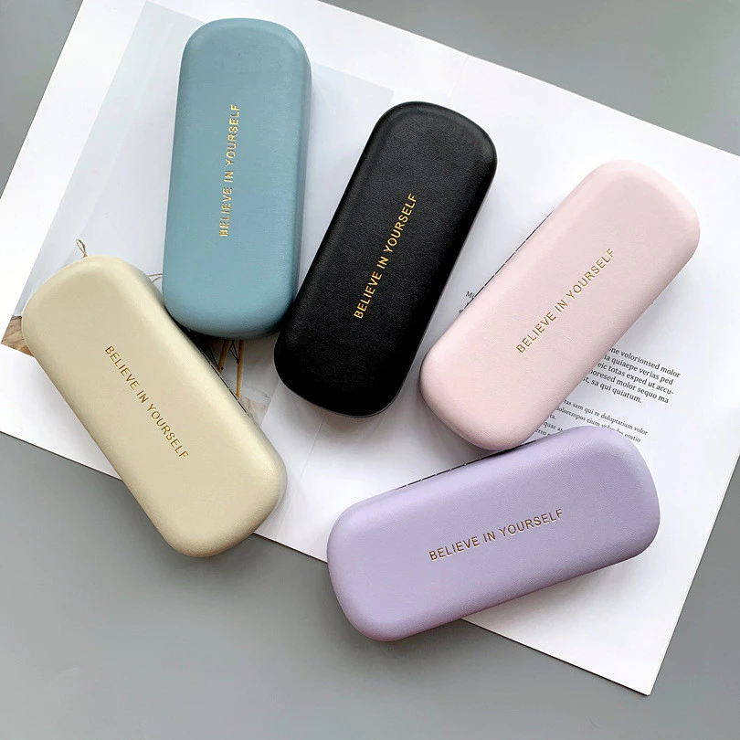 กล่องแว่น กล่องใส่แว่นตา ที่ใส่แว่นตา หนัง PU สไตล์วินเทจ (ร้านไทย) G3349