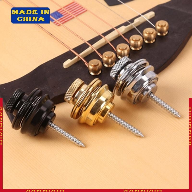 HIK Guitar Strap Lock Strap Retainer Systems สําหรับกีตาร์ไฟฟ้าเบส