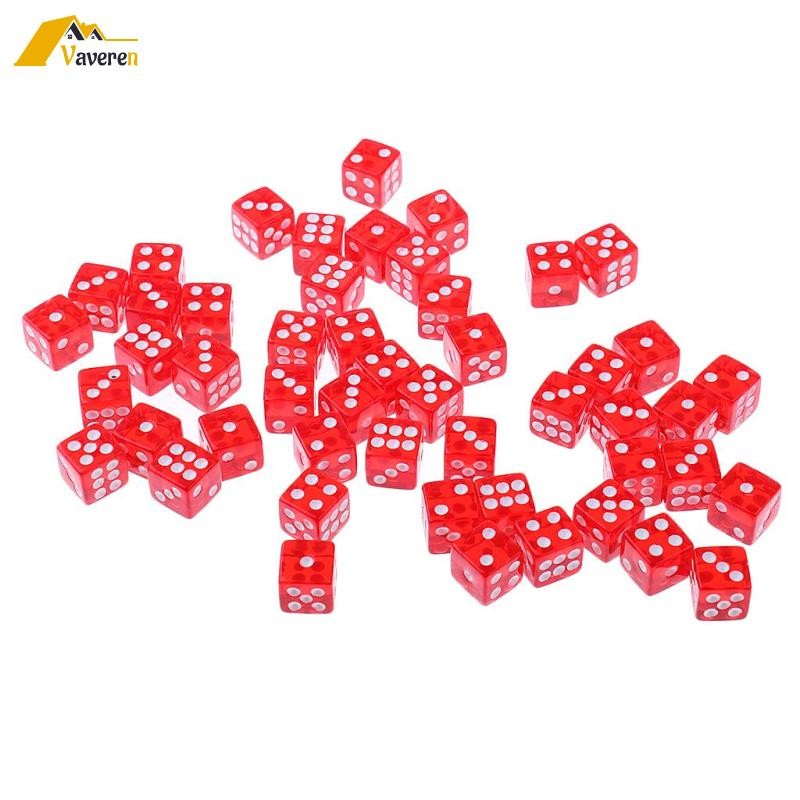 [Vaveren] 50x Polyhedral Dice Die Party เกมสําหรับ Dungeons & Dragons RPG Casino อุปกรณ์