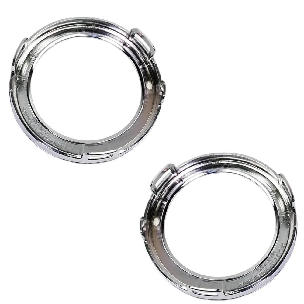 2PCS Auto ด้านหน้าหมอกฝาครอบหมอก Trim แหวนอุปกรณ์เสริมสําหรับ Jeep Renegade 2019-2021 6VM61SZ0AA 6VN