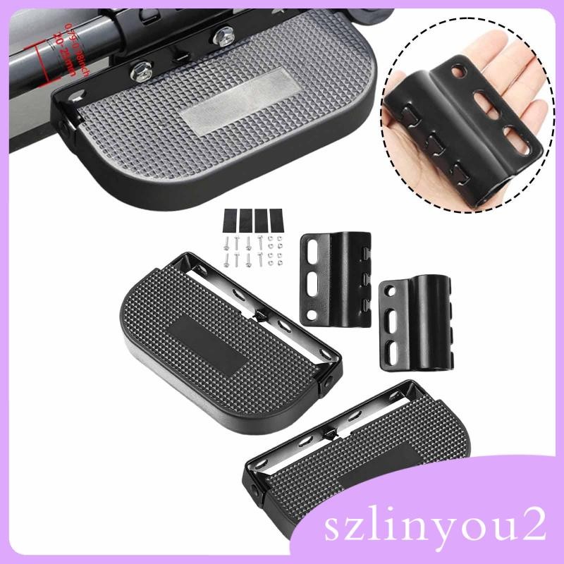 [ซลินยู2] แป้นเหยียบจักรยานไฟฟ้า 2 ชิ้น พับได้ มืออาชีพ งานหนัก ติดตั้งง่าย สากล พักเท้าไฟฟ้า