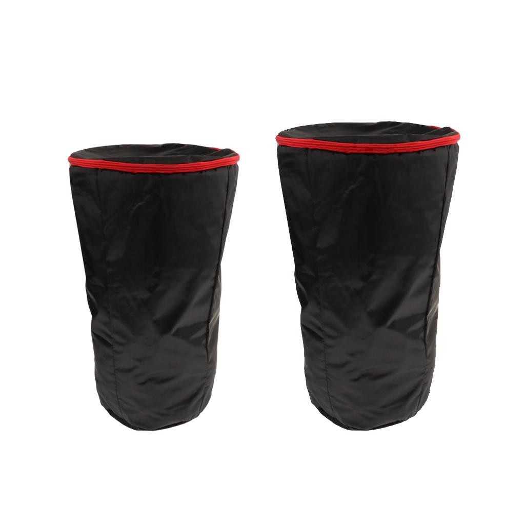 [hmxkd5smya] กระเป๋าเป้สะพายหลังแบบนุ่ม Black African Drum Storage Djembe สำหรับ Djembe 10 นิ้ว