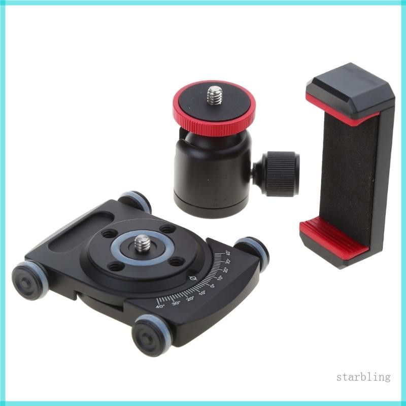 Star Camera Tabletop Dolly Manual Skater พร้อม 360° Panorama สําหรับกล้องฟิล์ม DSLR Rig