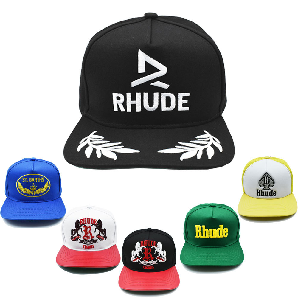 RHUDE หมวกดีไซน์เก๋ไก่และประณีต