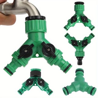 Irrigation Y-Type 3 Way Garden Hose Splitter With 3/4”&1/2”Joints for garden irrigation