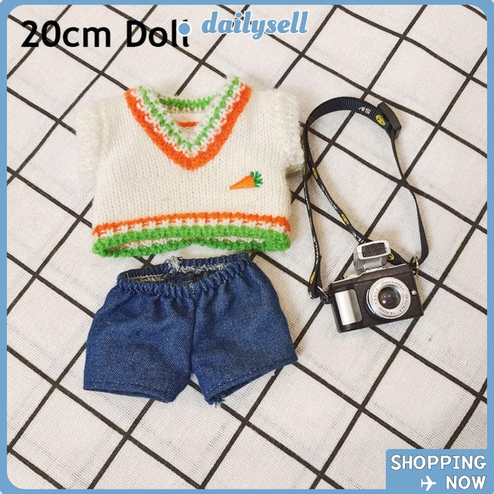 DAILY Doll Clothes Hoodies, Toys Accessories Fashion Doll Sweater, Mini Multistyles Idol Doll Outfit