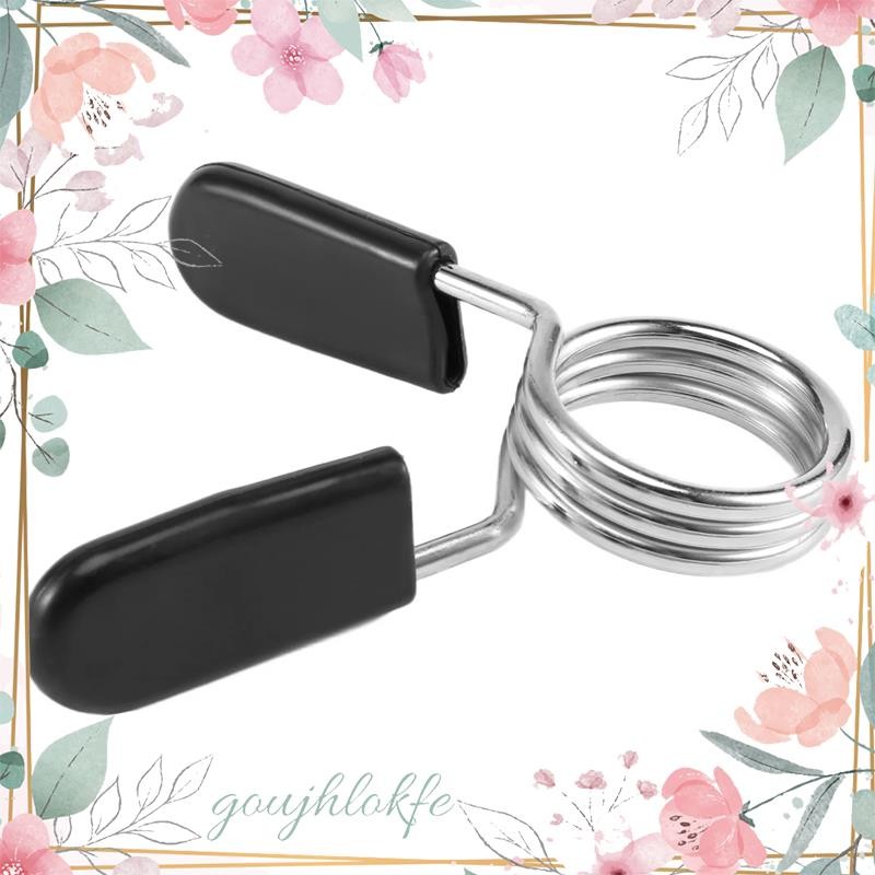 1 ชิ้นมาตรฐาน 1.1 นิ้ว/28 มิลลิเมตร Barbell Bar Clamps ฤดูใบไม้ผลิคลิปคอยิมน้ําหนักดัมเบลล็อค goujhl