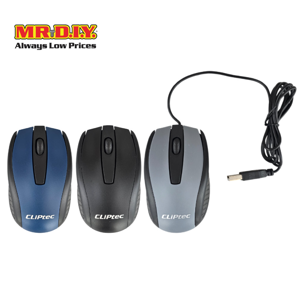 CLIPTEC เมาส์มีสาย รุ่น DCM126 ความละเอียด 1000 DPI