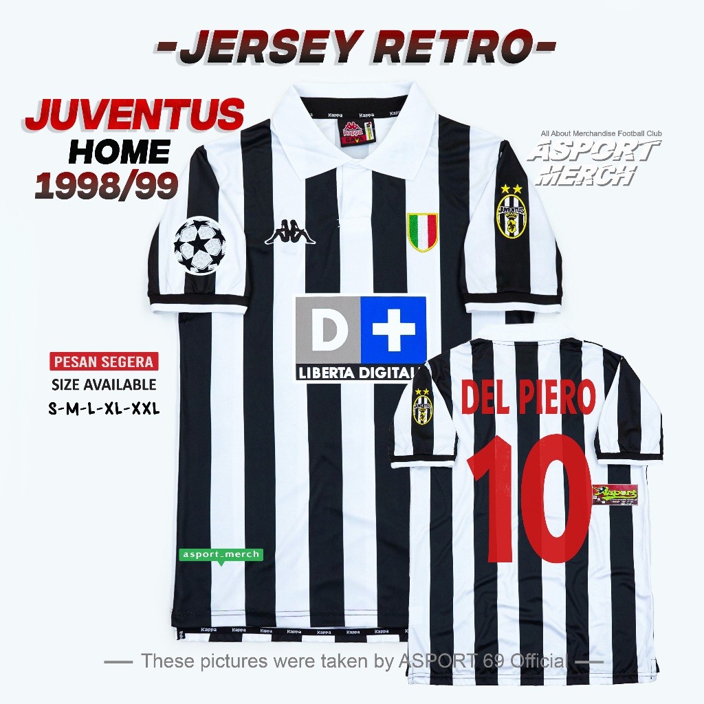 RETRO JUVE HOME 1998 1999 D+