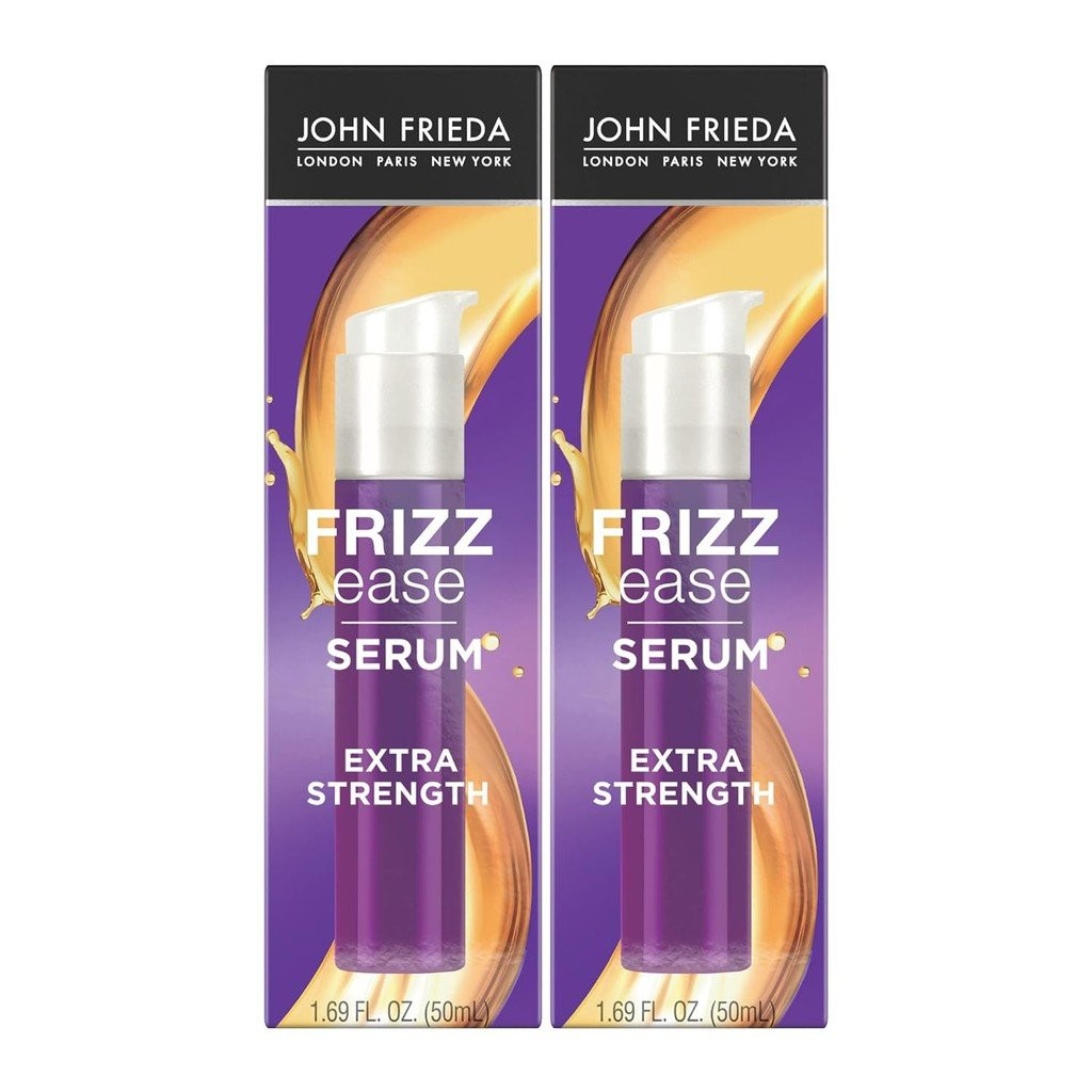 John Frieda Frizz Ease Extra Strength Hair Serum, Instantly Smooths for Healthy, Hydrated, Frizz-Fre