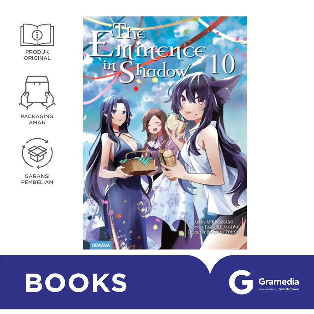 Gramedia Surabaya - The Eminence in Shadow 10 (Daisuke Aizawa)