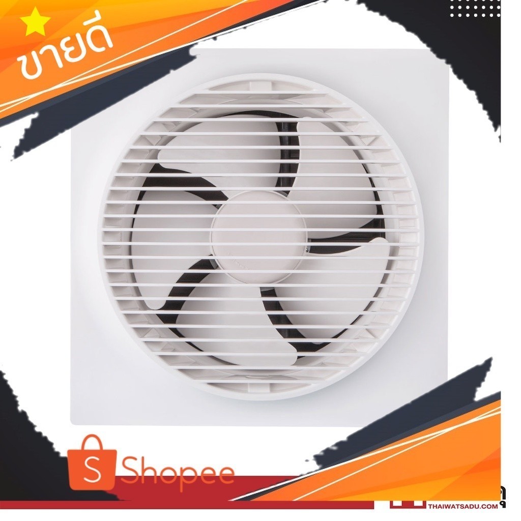 ราคาแนะนำ พัดลมระบายอากาศติดผนัง (มีหน้ากาก) รุ่น VW25M1(G) ขนาด 10 นิ้ว สีขาว