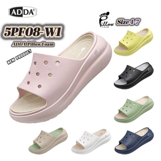 ADDA 5PF08-W1 NEW! รองเท้าแตะผู้หญิง ADDA Pillow Foam เบานุ่ม พื้นหนา กันลื่น สำหรับเท้าอวบยืนนาน