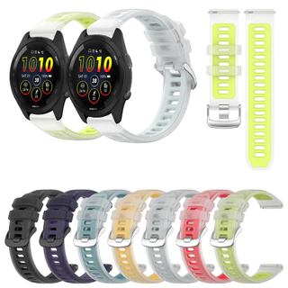 Jelly สายนาฬิกาสีสันสดใสสําหรับผู้เบิกทาง Garmin 265 255 265M 165 245M 645M 55 158 970 570 70 170 Venu 2 4 Venu3 Vivoactive 6 5 4 3 Active 5 Clear กันน้ํากีฬาเปลี่ยนสายซิลิโคน