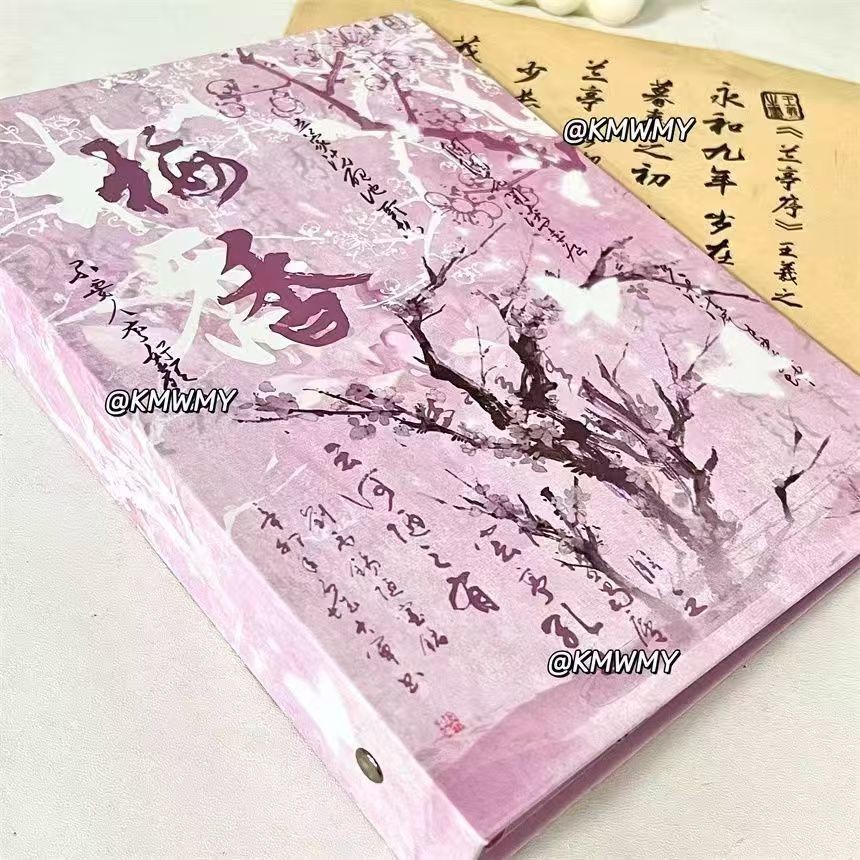 ในสต็อก--A5 สมุดการ์ดกลิ่นหอมโบราณ ins Yan มูลค่า 3 นิ้ว