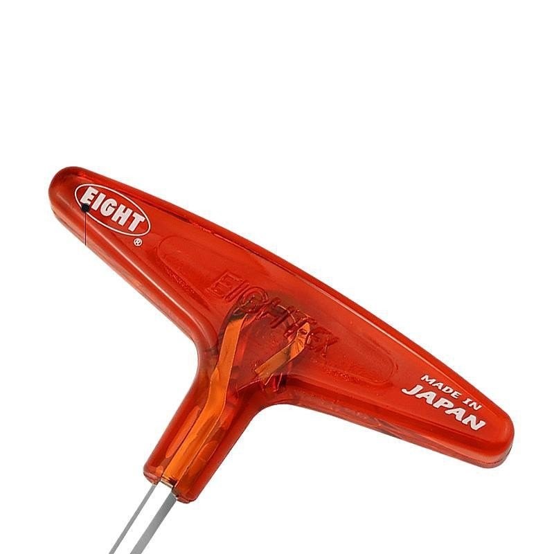 EIGHT Allen T ไขควง Baili T-Type แบนประแจขยายยาว 018L-2.53468m นําเข้าญี่ปุ่น 0M7J