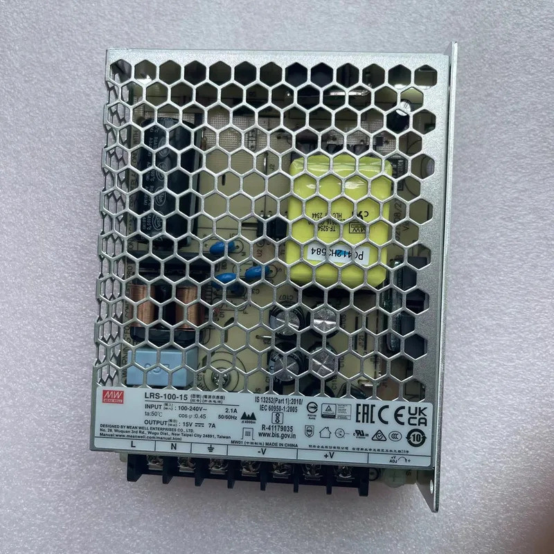 MEAN WELL 100W เอาต์พุตเดี่ยว Switching Power Supply LRS-100-3.3 LRS-100-5 LRS-100-12 LRS-100-15 LRS