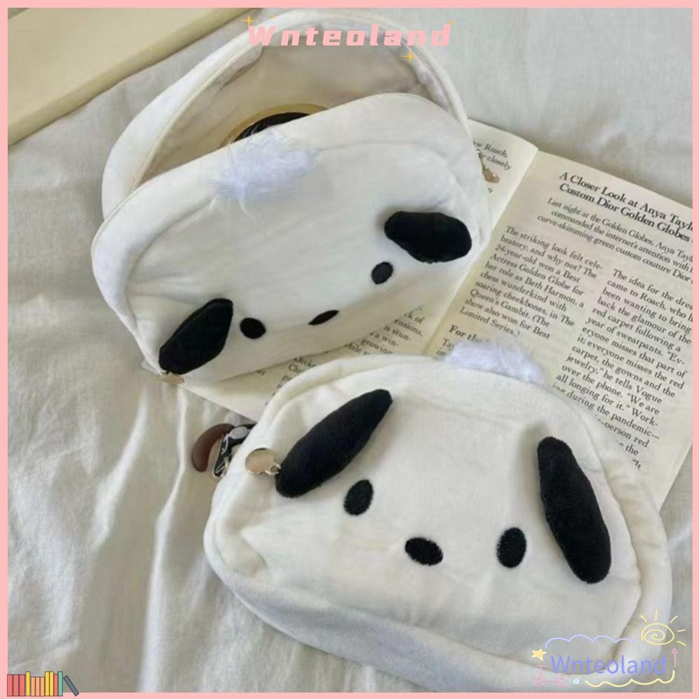 ดินสอ WNTEOLAND , กระเป๋าปากกาตุ๊กตา Pochacco, กล่องปากกาความจุขนาดใหญ่แบบพกพาของขวัญนักเรียน