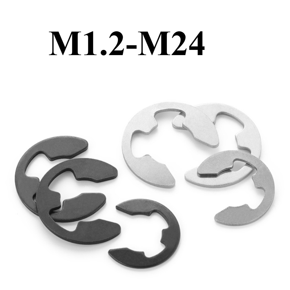 [XZM-LY] 304/316 แหวนแหวนล็อคสลักสแตนเลส e-Type Buckle 65 เหล็กแมงกานีสเปิดแหวนยึด M1.2-M24