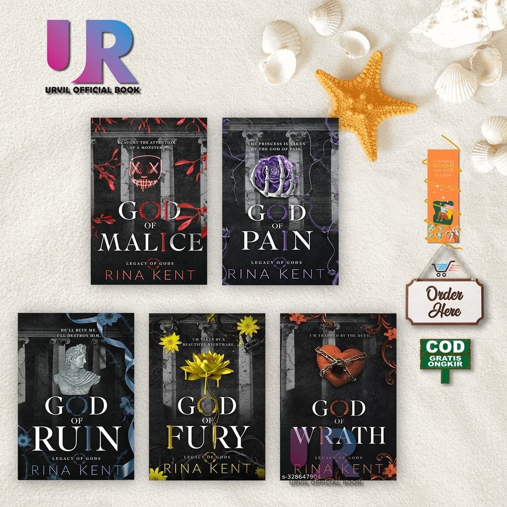 Legacy of Gods (5 เล่มซีรีส์) God of Malice - God of Pain - God of Wrath - God of Ruin - God of Fury