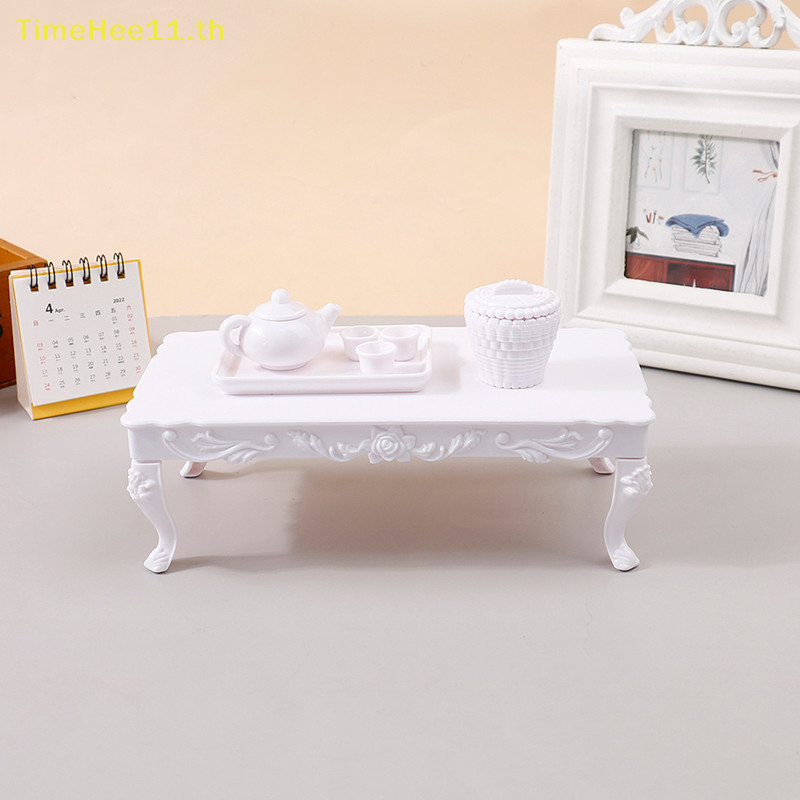 Timehee 30 ซม.ตุ๊กตาเฟอร์นิเจอร์ห้องครัวตกแต่งโต๊ะน้ําชาชุดอุปกรณ์เสริม TH – โปรปัง
