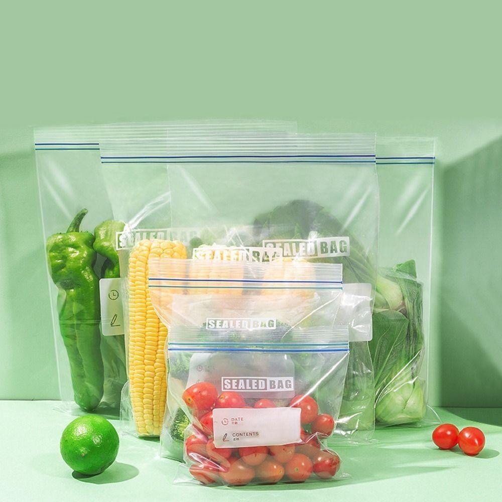 FANIELLAPOWELL ถุงเก็บอาหาร ถุงเก็บปิดผนึก เก็บของในตู้เย็น ถุงถนอมอาหาร ถุงล็อคซิปเก็บสดแบบใช้ซ้ําได้เกรดอาหาร - รูปที่ 7