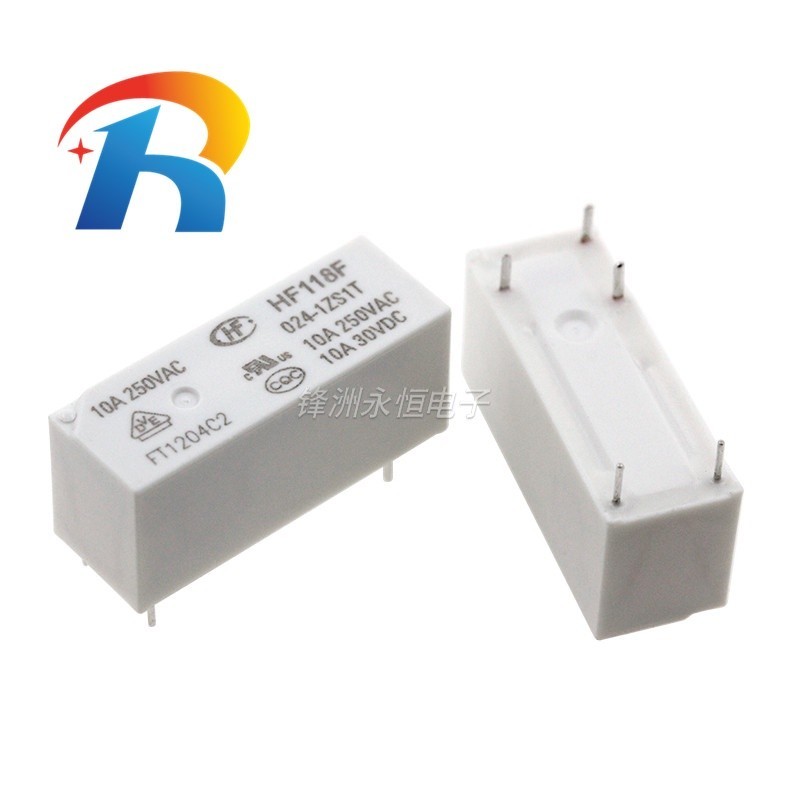 ✩Free shipping 10PCS/LOT NEW  relay JQX-118F HF118F-005-1ZS1T 5VDC HF118F-012-1ZS1T 12VDC  HF118F-02
